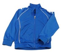 Modrá sportovní propínací mikina Kappa