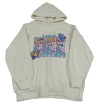 Smetanová mikina s Popelkou a kapucí Disney