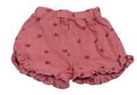 Růžové kraťasy s jahodami Primark