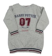 Šedá melírovaná mikina s nápisem - Harry Potter Primark