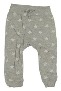 Šedé tepláky s hvězdami H&M