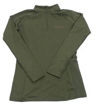 Khaki sportovní triko Aubrion