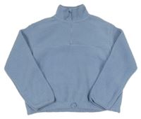 Světlemodrá huňatá mikina Primark