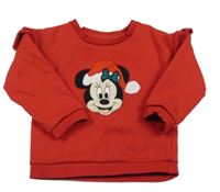 Červená mikina s Minnie Primark