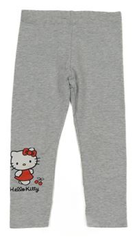 Šedé legíny s Hello Kitty 