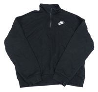 Černá mikina s logem Nike