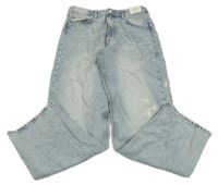 Nové - Světlemodré loose fit rifle H&M