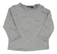 Šedé melírované thermo triko Lupilu