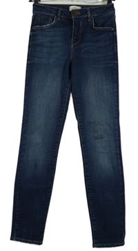 Dámské tmavomodré skinny rifle River Island 