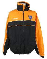 Pánská oranžovo-černá šusťáková sportovní bunda s erbem Pro Star 