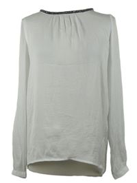 Dámská bílá halenka s korálkovým výstřihem Esprit 