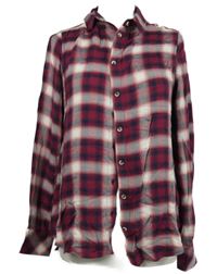 Dámská vínovo-tmavomodro-bílá kostkovaná halenka Street One 