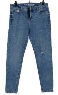 Dámské světlemodré skinny rifle s prošoupáním C&A