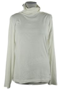 Dámské smetanové triko s rolákem 