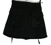 Dámská černá sukně s kapsami Quiz 