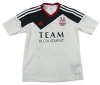 Černo-bílý funkční fotbalový dres Aberdeen Adidas