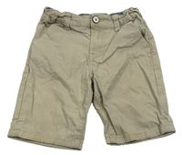 Béžové plátěné chino kraťasy Denim Co