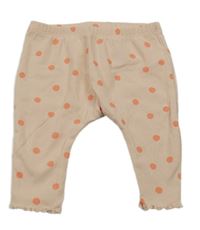 Světlerůžové puntíkaté legíny Next