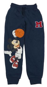 Tmavomodré tepláky s Mickey mousem Disney
