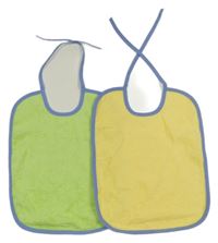 2x froté bryndák žlutý+ zelený