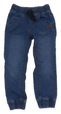 Modré teplákové cuff rifle Topolino