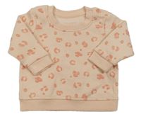 Růžová vzorovaná mikina Primark 