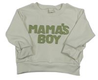 Béžová mikina s nápisem 