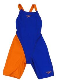 Modro-oranžový plavkový overal Speedo 