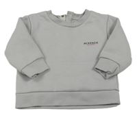 Šedá mikina s logem McKenzie