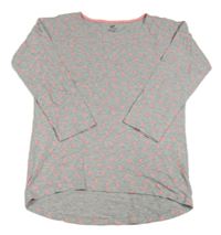 Šedé triko s hvězdami H&M
