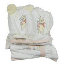 Nové - 3set - Bílá žínka s Půem + ručník + osuška Disney