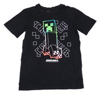 Černé tričko - Minecraft 