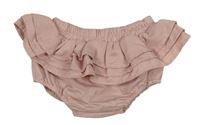 Světlerůžové vrstvené kraťasy Matalan