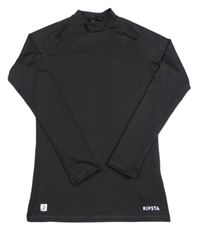 Černé funkční triko Decathlon