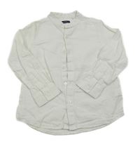 Bílá lněná košile Next