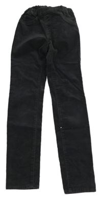 Tmavošedé manšestrové tregíny H&M