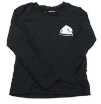 Černé triko s obrázkem Pocopiano 