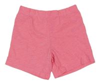 Neonově růžové bavlněné kraťasy Mothercare 