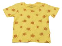Žluté tričko se sluníčky Primark 