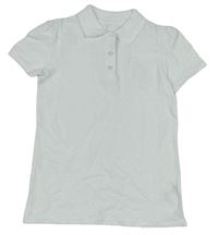 Bílé polo tričko s kapsou s jednorožcem Nutmeg