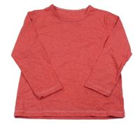 Jahodové melírované triko