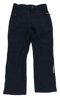 Tmavomodré softshellové thermo kalhoty ICEPEAK