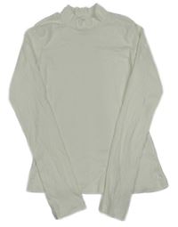 Smetanový žebrovaný rolák H&M