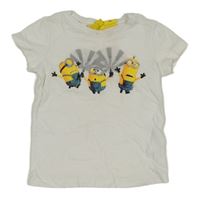 Bílé tričko s Mimoni 