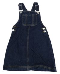 Tmavomodré riflové šaty s kapsou George