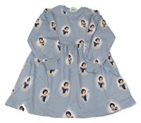 Šedomodré teplákové šaty se Sněhurkami H&M