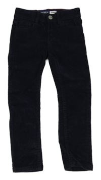 Tmavomodré skinny manšestráky OKaïdi