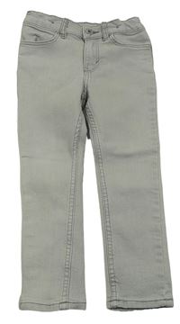 Světlešedé skinny fit rifle H&M