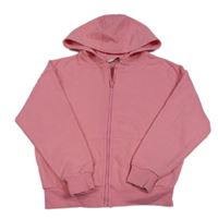 Růžová propínací mikina s kapucí zn. George