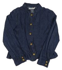 Tmavomodrá riflová bunda M&Co.